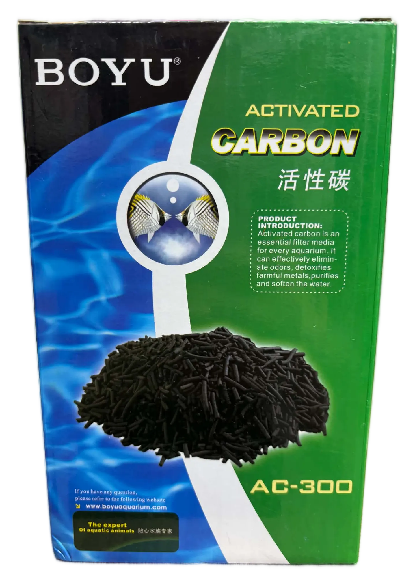 BOYU Charbon actif AC-300